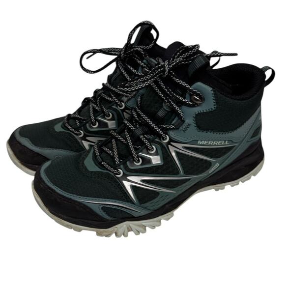 MERRELL Capra Bolt Ankle Women's Waterproof Hiking Boots Pine Grove - Picture 1 of 11